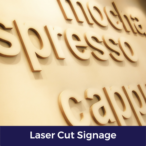 Laser Cut Signage